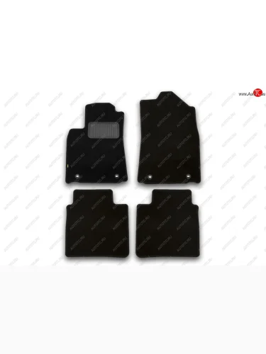 Комплект ковриков в салон (чёрные, текстиль) Klever Standard Lexus ES250  XV60 - ES350  XV60