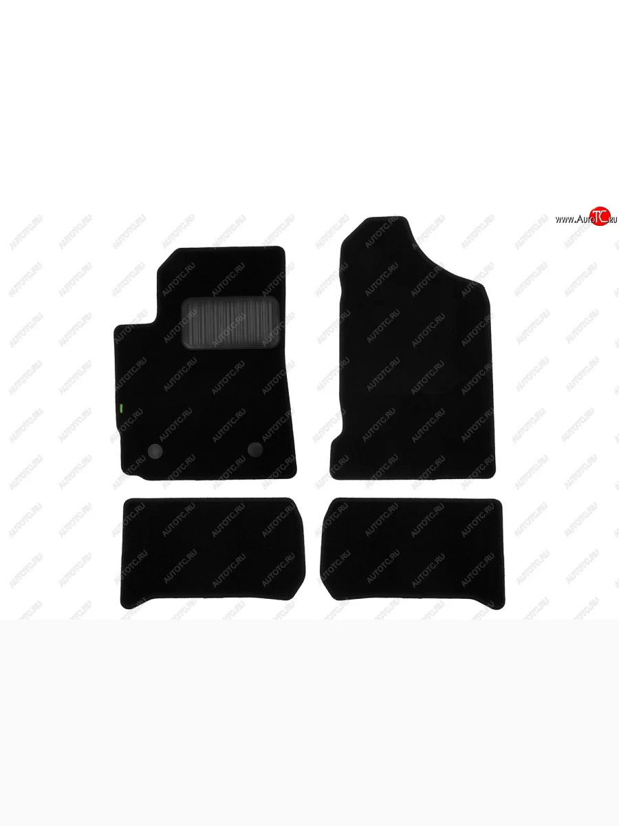 Комплект ковриков в салон (чёрные, текстиль) Klever Standard  Lifan Myway (2016-2025)  в Керчи Республика Крым