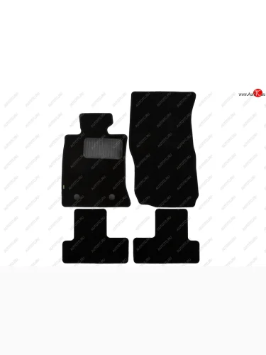 Комплект ковриков в салон (АКПП, чёрные, текстиль) Klever Standard Mini Cooper (2006-2014)