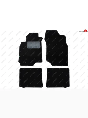 Комплект ковриков в салон (АКПП, чёрные, текстиль) Klever Standard Mitsubishi Lancer 9 CS седан 2-ой рестайлинг (2005-2009)