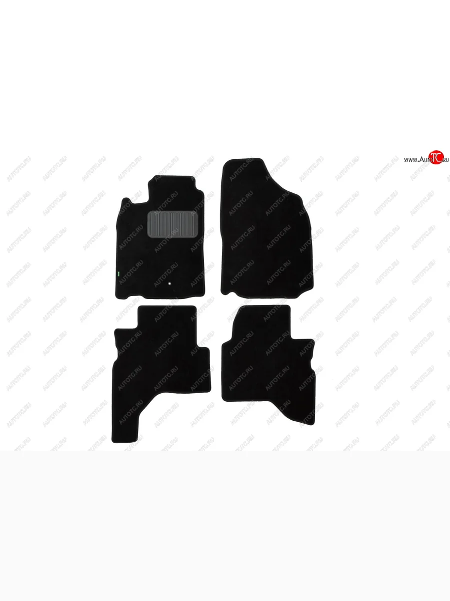 Комплект ковриков в салон (чёрные, текстиль) Klever Standard Mitsubishi Pajero Sport PA дорестайлинг (1996-2004)  в Самаре Самарской области