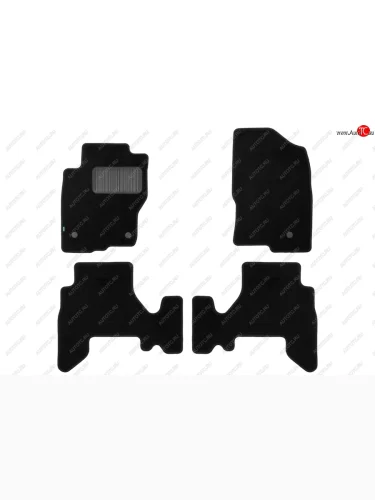 Комплект ковриков в салон (АКПП, чёрные, текстиль) Klever Standard Nissan Pathfinder R51 рестайлинг (2009-2014)