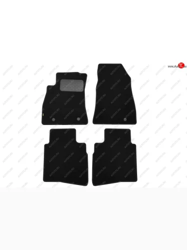 Комплект ковриков в салон (чёрные, текстиль) Klever Standard Nissan Sentra  7 (2014-2017) B17