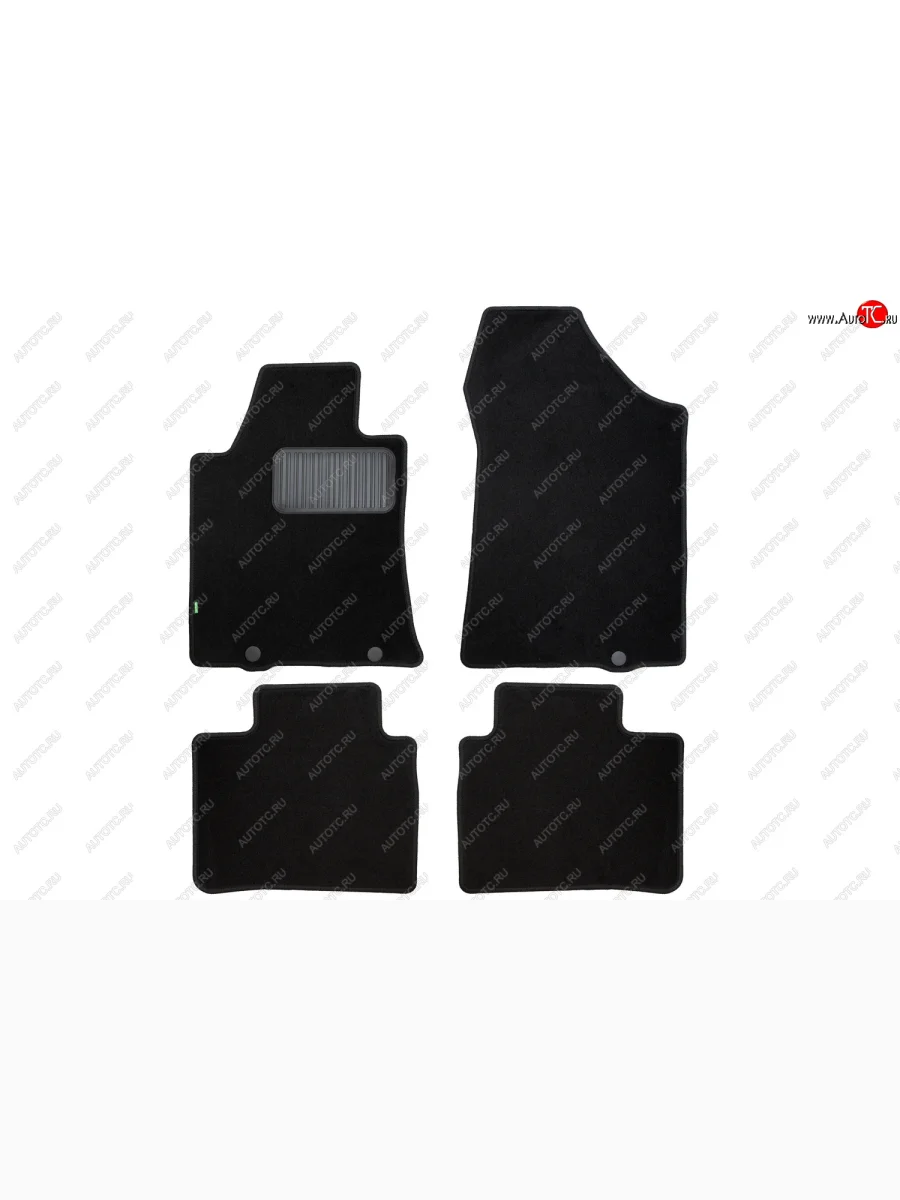 Комплект ковриков в салон (чёрные, текстиль) Klever Standard Nissan Teana 3 L33 дорестайлинг (2014-2020)  в Самаре Самарской области