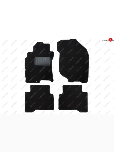 Комплект ковриков в салон (чёрные, текстиль) Klever Standard Nissan X-trail  1 T30 (2000-2007) дорестайлинг, рестайлинг