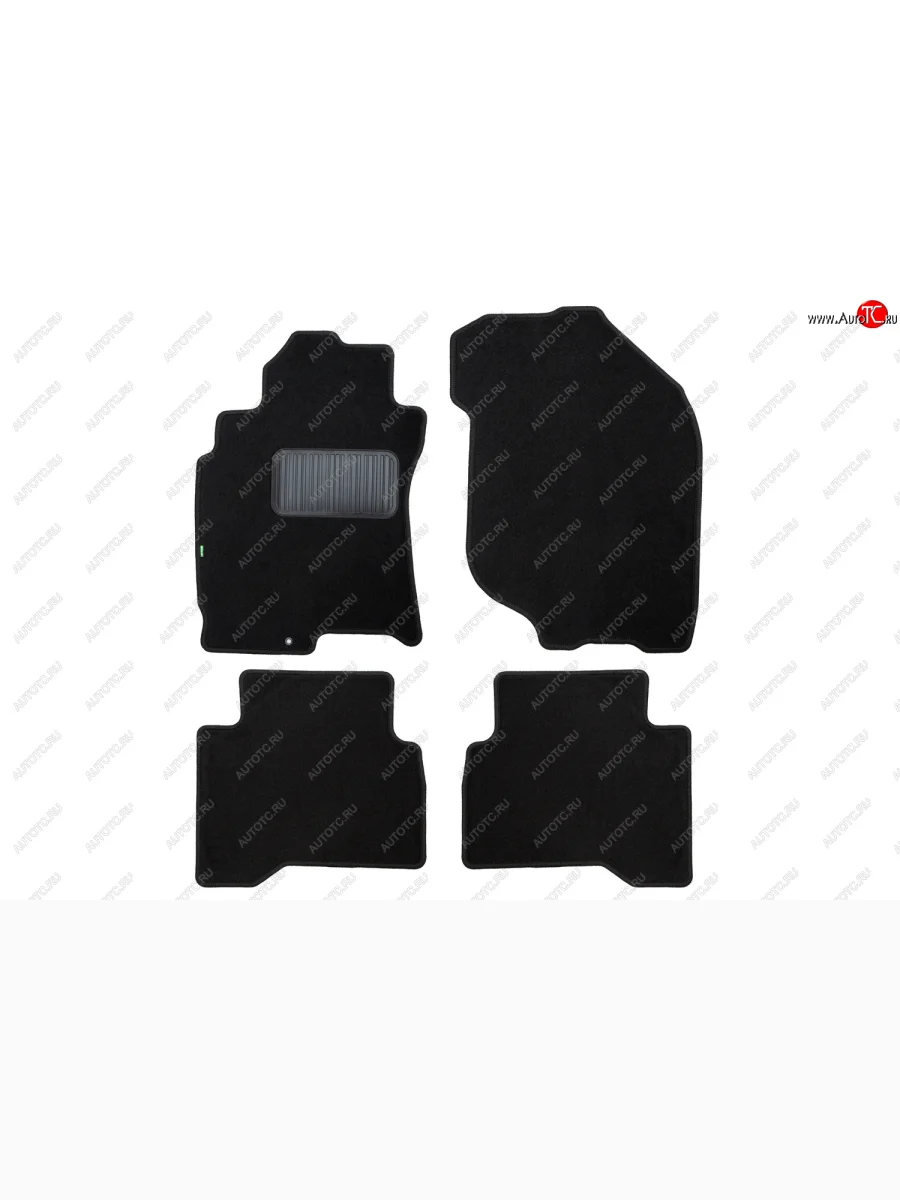 Комплект ковриков в салон (чёрные, текстиль) Klever Standard  Nissan X-trail (2000-2007) 1 T30  в Керчи Республика Крым