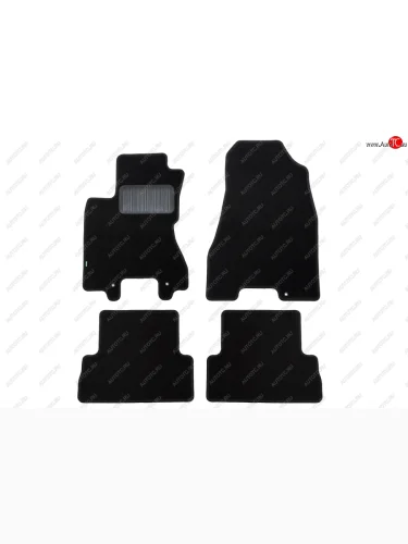 Комплект ковриков в салон (чёрные, текстиль) Klever Standard Nissan X-trail 2 T31 дорестайлинг (2007-2011)