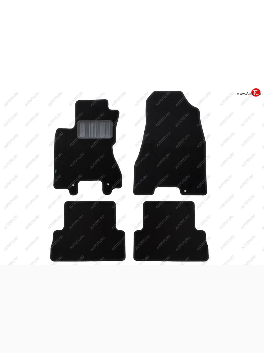 Комплект ковриков в салон (чёрные, текстиль) Klever Standard  Nissan X-trail (2007-2015) 2 T31  в Самаре Самарской области