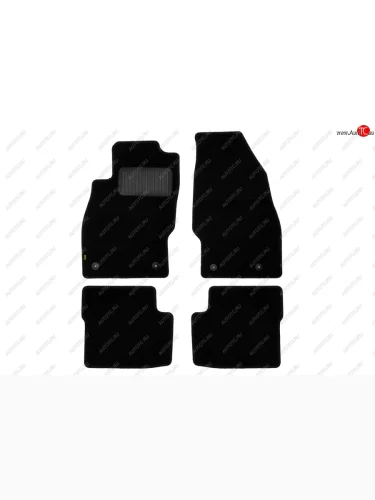 Комплект ковриков в салон (чёрные, текстиль) Klever Standard Opel Corsa D   дорестайлинг, хэтчбэк 5 дв. (2006-2010)