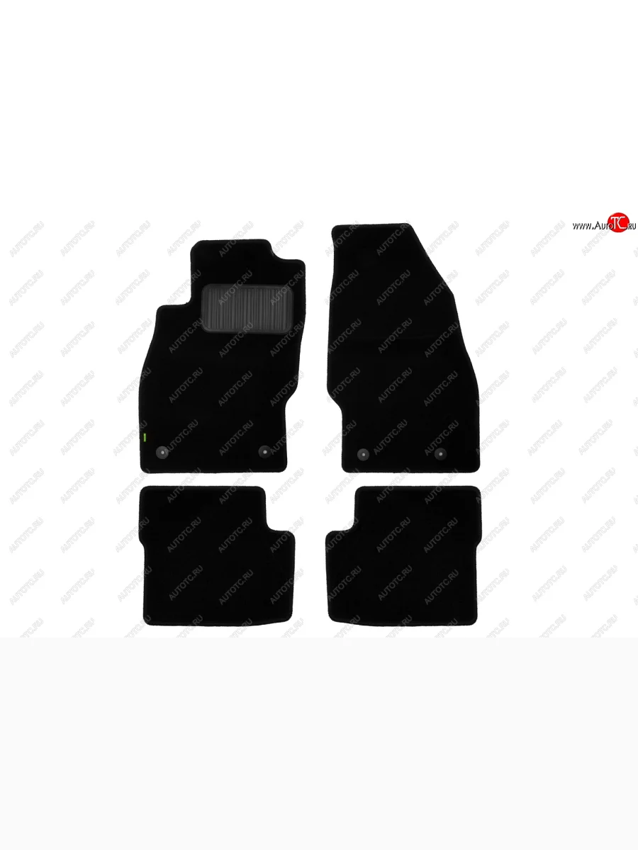 Комплект ковриков в салон (чёрные, текстиль) Klever Standard Opel Corsa D   дорестайлинг, хэтчбэк 5 дв. (2006-2010)  с доставкой в г. Керчь