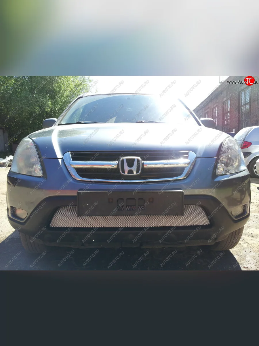           Защита радиатора Honda CR-V II 2004-2007 chrome  Honda CR-V (2004-2006) RD4,RD5,RD6,RD7,RD9  (хром)  с доставкой в г. Керчь