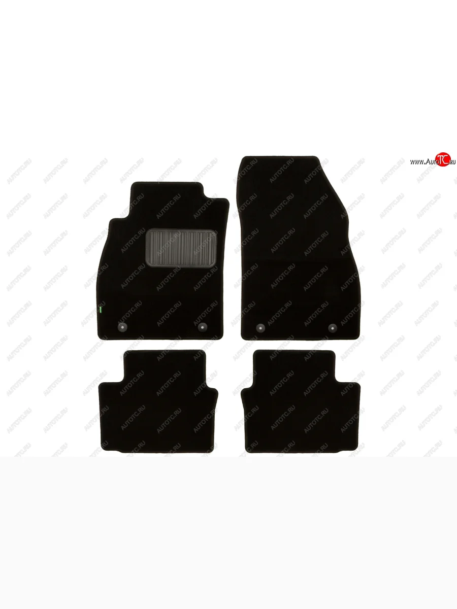 Комплект ковриков в салон (чёрные, текстиль) Klever Standard Opel Insignia A дорестайлинг седан (2008-2013)  с доставкой в г. Керчь