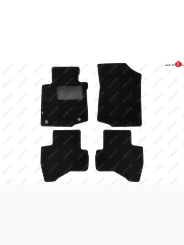 Комплект ковриков в салон (чёрные, текстиль) Klever Standard Peugeot 107 PN хэтчбэк 3 дв. дорестайлинг (2005-2009)