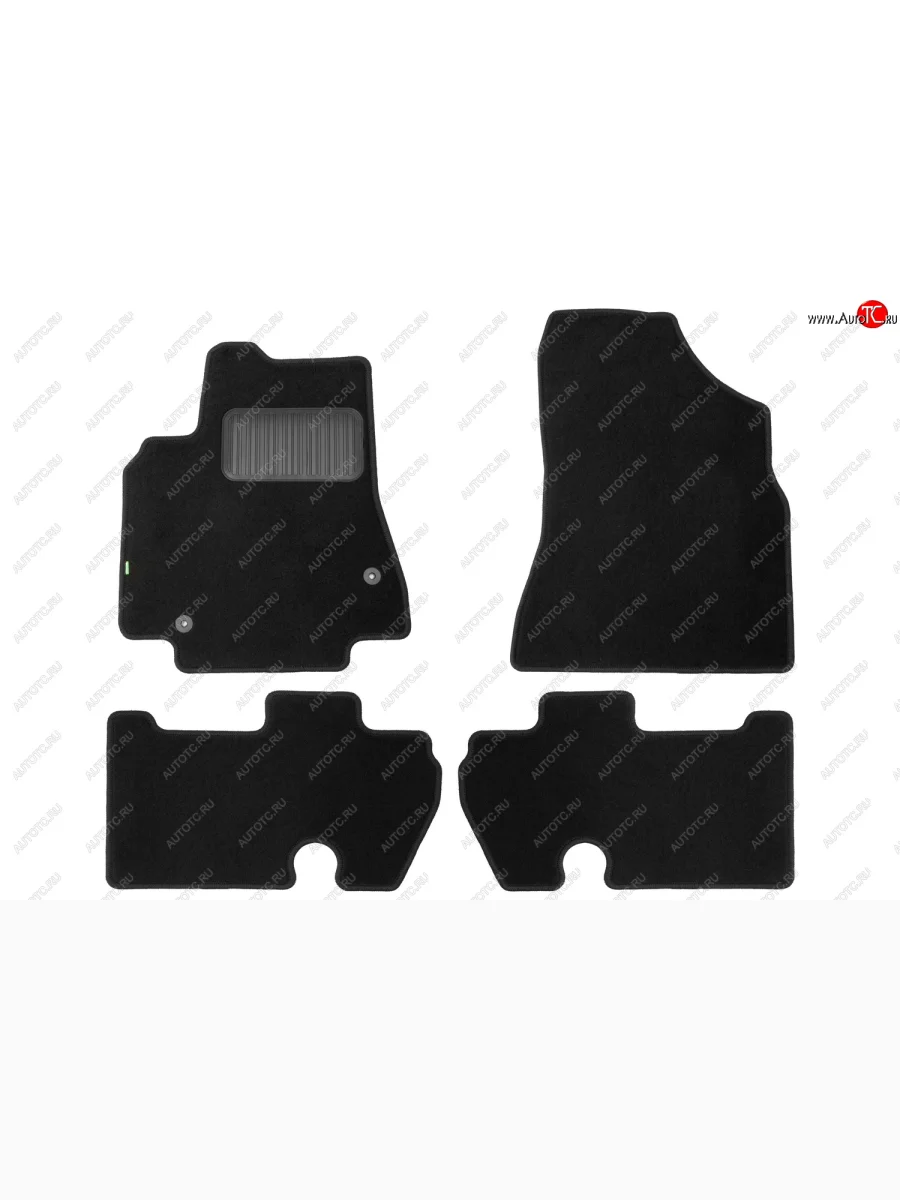 Комплект ковриков в салон (чёрные, текстиль) Klever Standard Peugeot Partner Tepee (2008-2012)  в Самаре Самарской области