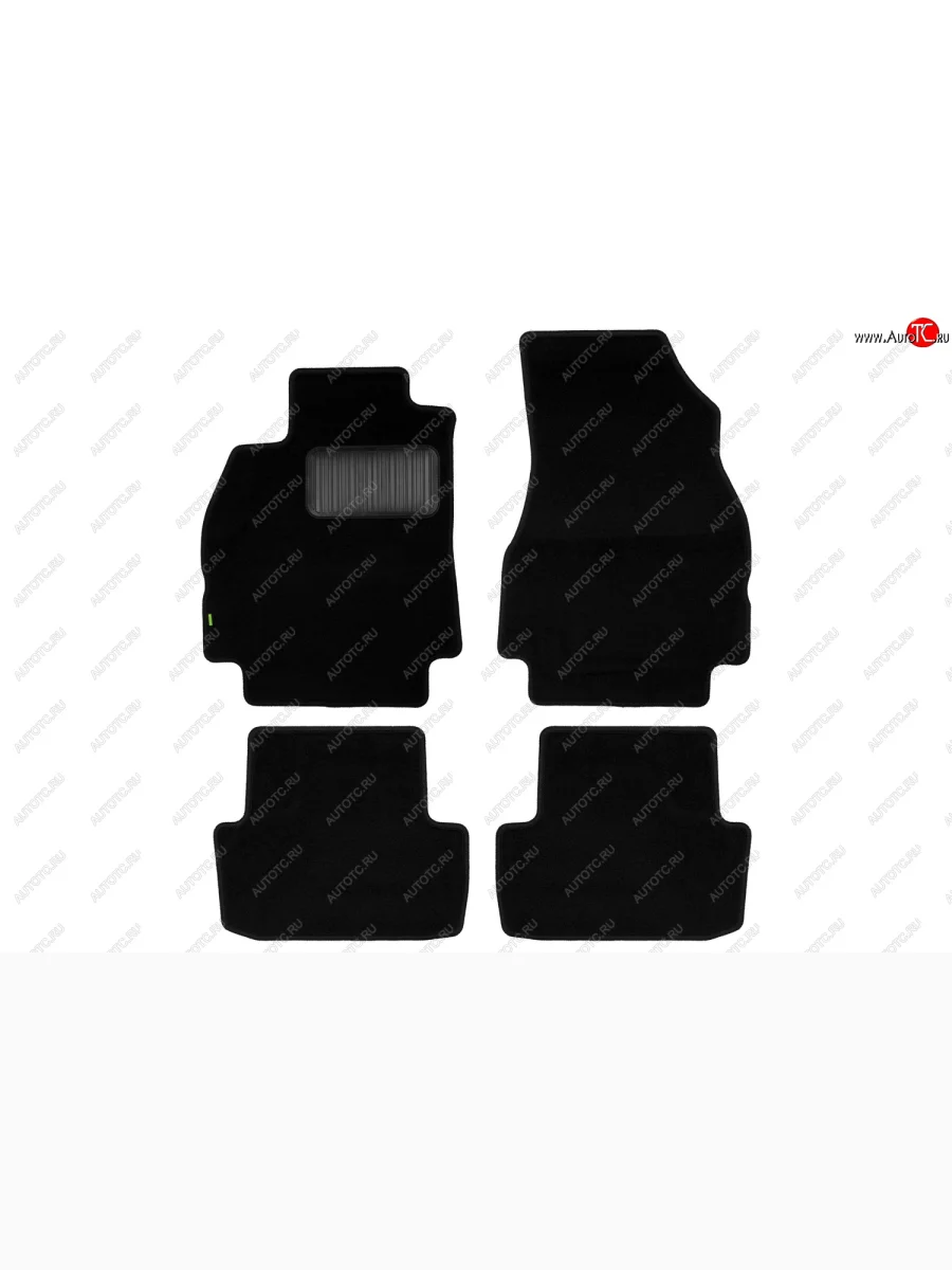 Комплект ковриков в салон (чёрные, текстиль) Klever Standard Renault Megane седан  дорестайлинг (2002-2006)  в Керчи Республика Крым