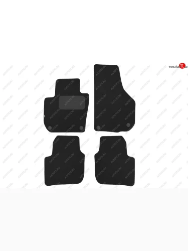 Комплект ковриков в салон (АКПП, чёрные, текстиль) Klever Standard Skoda Superb B6 (3T5) универсал доресталийнг (2009-2013)