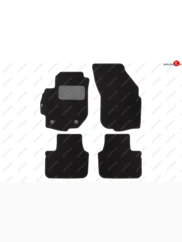 Комплект ковриков в салон (чёрные, текстиль) Klever Standard Suzuki Liana  седан (2001-2008)