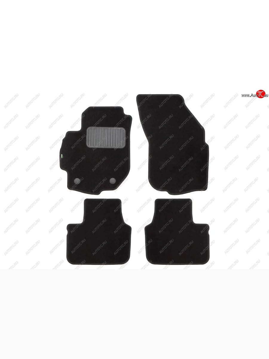 Комплект ковриков в салон (чёрные, текстиль) Klever Standard  Suzuki Liana (2001-2008) седан  в Перми Пермском крае