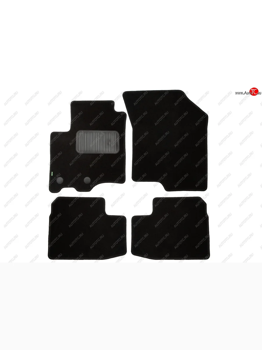 Комплект ковриков в салон (чёрные, текстиль) Klever Standard Suzuki Swift ZC дорестайлинг, хэтчбэк 5 дв. (2003-2008)  с доставкой в г. Пермь