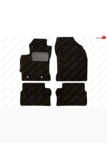 Комплект ковриков в салон (АКПП, чёрные, текстиль) Klever Standard Toyota Auris  E180 (2012-2018) хэтчбэк 5 дв. дорестайлинг, хэтчбэк 5 дв. рестайлинг