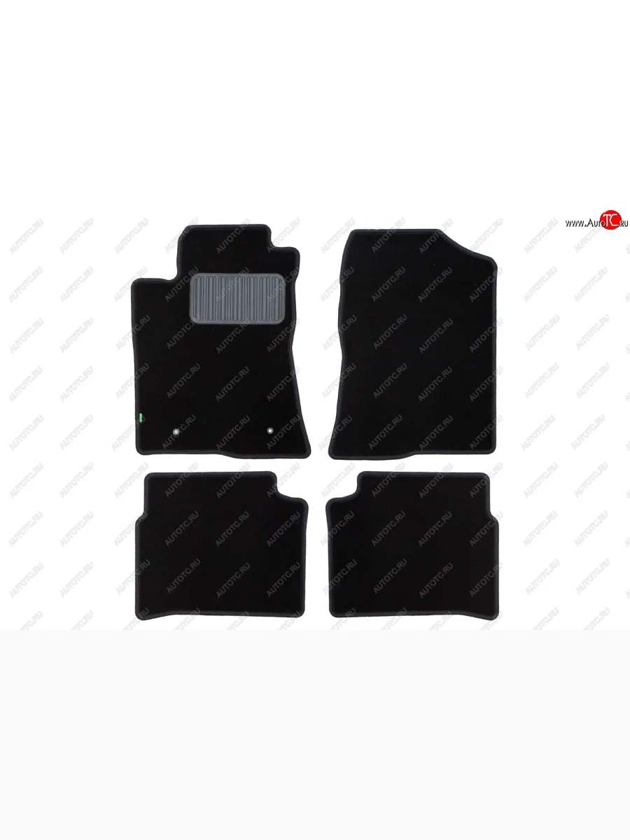 Комплект ковриков в салон (чёрные, текстиль) Klever Standard Toyota Avensis T250 седан дорестайлинг (2003-2006)  в Перми Пермском крае