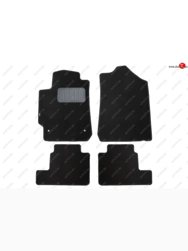 Комплект ковриков в салон (чёрные, текстиль) Klever Standard Toyota Camry XV40 рестайлинг (2009-2011)