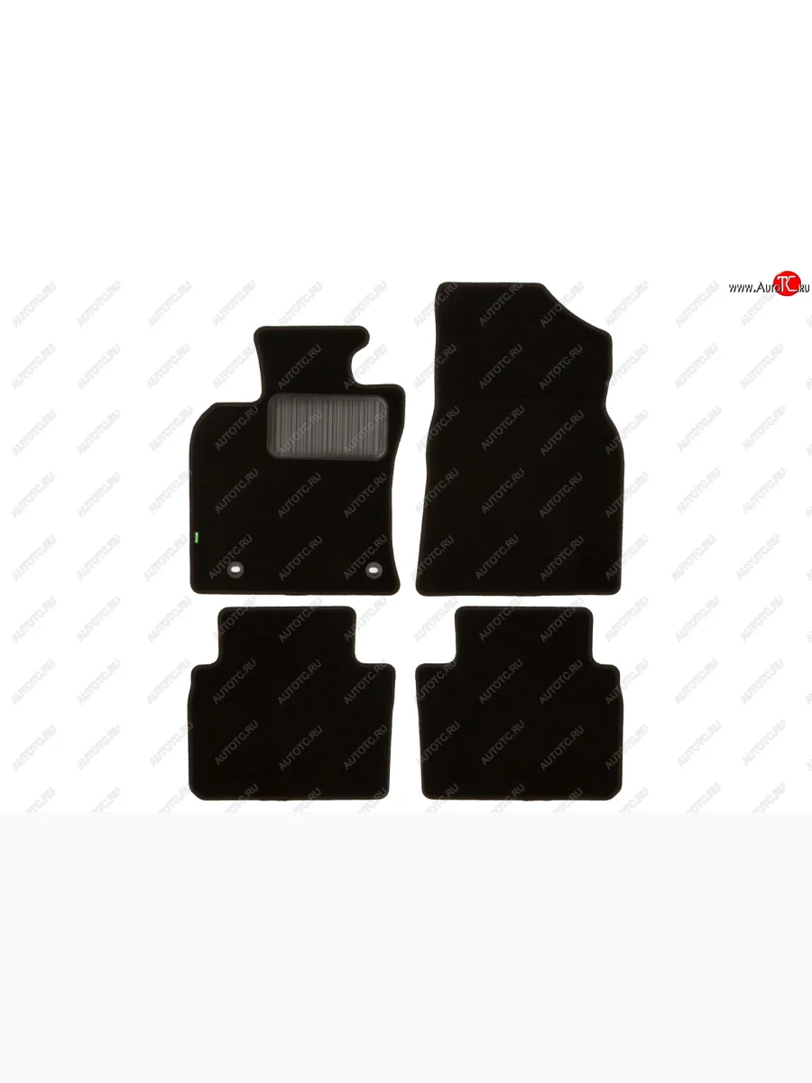 Комплект ковриков в салон (чёрные, текстиль) Klever Standard Toyota Camry XV70 дорестайлинг (2017-2021)  с доставкой в г. Керчь