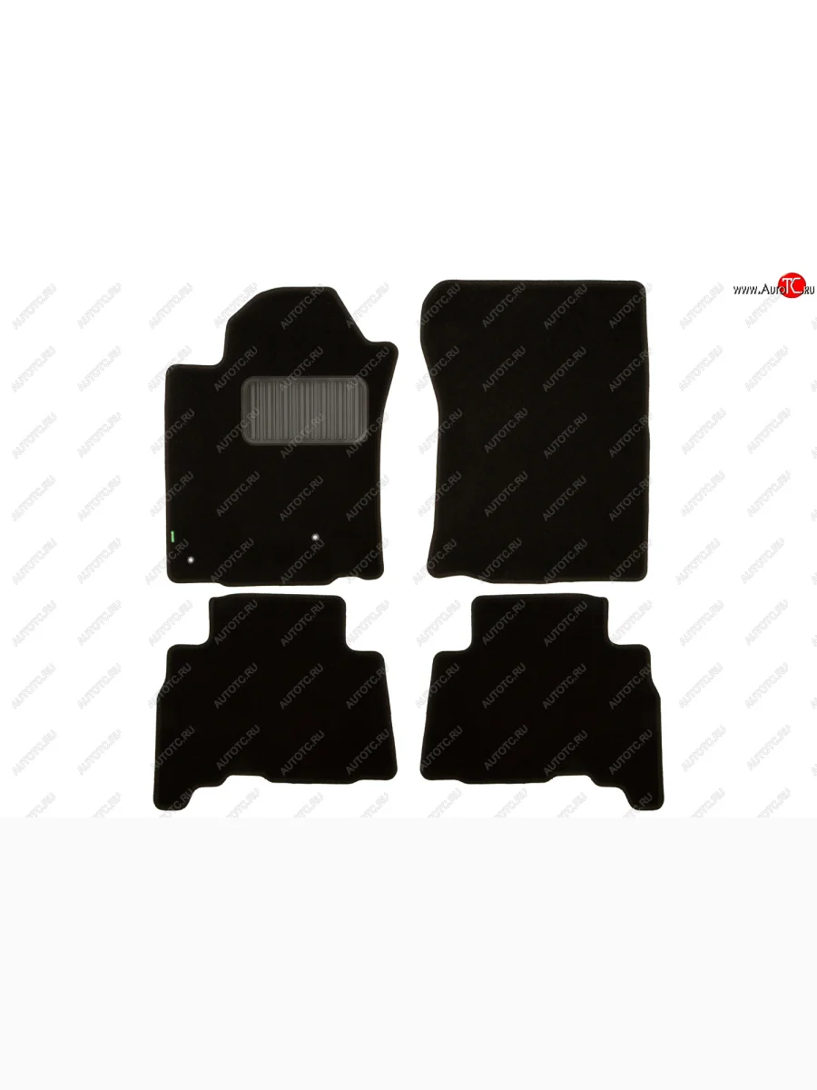 Комплект ковриков в салон (чёрные, текстиль) Klever Standard  Toyota Land Cruiser Prado (2009-2013) J150  в Керчи Республика Крым