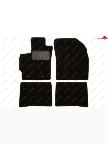Комплект ковриков в салон (чёрные, текстиль) Klever Standard Toyota Prius  XW30 (2009-2016) дорестайлинг, рестайлинг лифтбэк