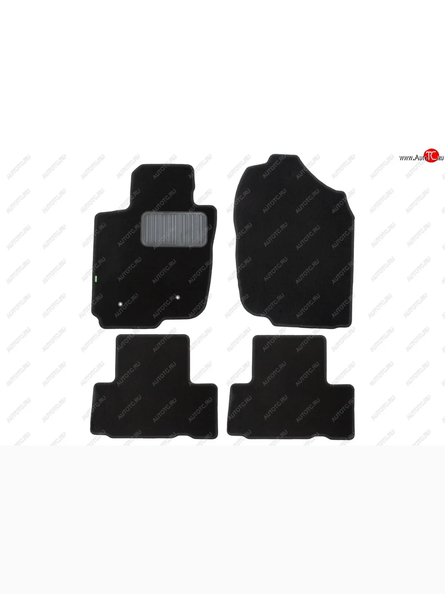 Комплект ковриков в салон (АКПП, чёрные, текстиль) Klever Standard Toyota RAV4 XA305 5 дв. дорестайлинг (2005-2009)  в Керчи Республика Крым