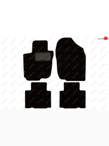 Комплект ковриков в салон (Long версия, чёрные, текстиль) Klever Standard Toyota RAV4 XA30 5 дв. удлиненный 1-ый рестайлинг (2009-2010)