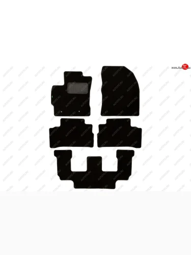 Комплект ковриков в салон (АКПП, чёрные, текстиль) Klever Standard Toyota Verso  R20 (2009-2012) дорестайлинг