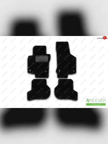 Комплект ковриков в салон (чёрные, текстиль) Klever Standard Volkswagen Golf  6 Mk6 (2008-2014) хэтчбэк 5 дв.