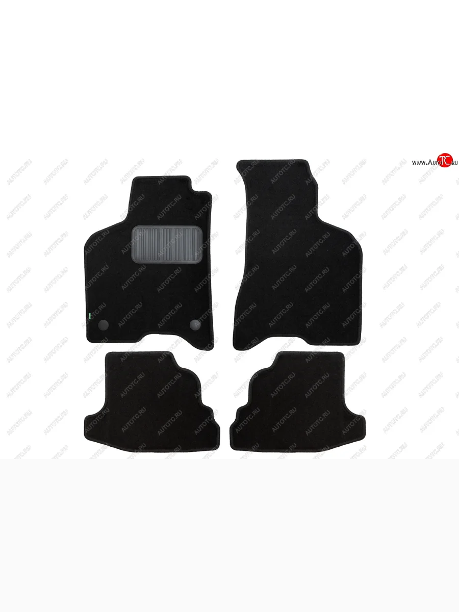 Комплект ковриков в салон (чёрные, текстиль) Klever Standard Volkswagen Lupo (1998-2005)  в Перми Пермском крае