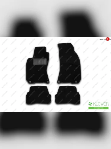 Комплект ковриков в салон (АКПП, чёрные, текстиль) Klever Standard Volkswagen Passat ( B5,  B5.5) (1996-2005) седан дорестайлинг, седан рестайлинг