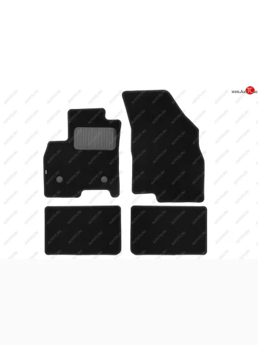 Комплект ковриков в салон (чёрные, текстиль) Klever Standard Chery Tiggo 8 PRO (2021-2025)