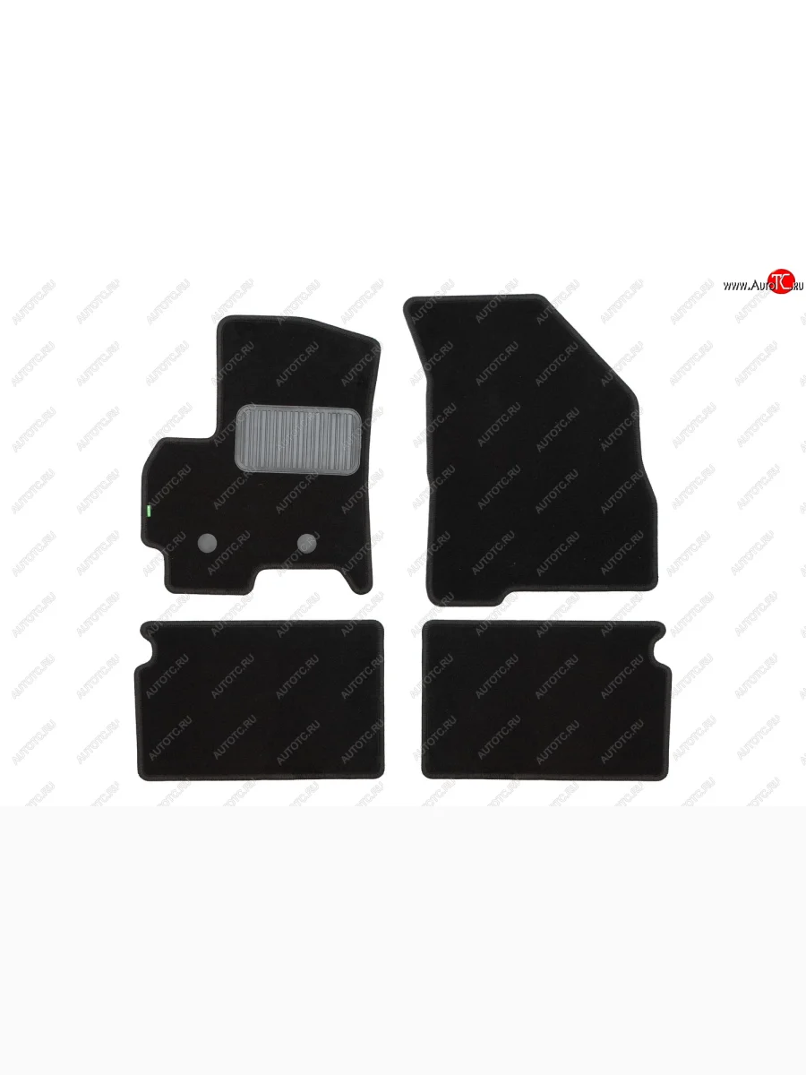 Комплект ковриков в салон (чёрные, текстиль) Klever Standard EXEED LX 1-ый рестайлинг (2021-2025)  с доставкой в г. Пермь