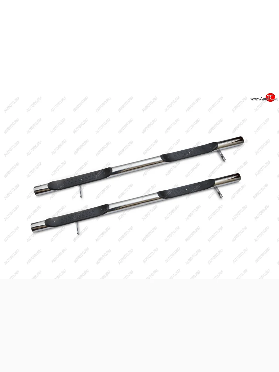 Защита порогов с проступью (диаметр 76 мм) Arbori Hyundai Creta GS рестайлинг (2019-2021)  в Самаре Самарской области