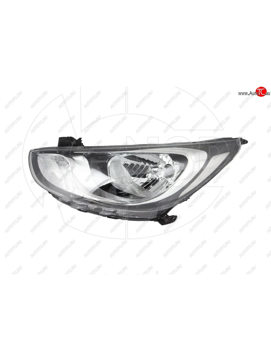 Фара левая передняя NSP Hyundai Solaris RBr седан дорестайлинг (2010-2014)  в Воронеже Воронежской области