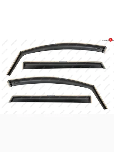 Дефлекторы окон Vinguru Hyundai Santa Fe  TM (2018-2022) дорестайлинг, рестайлинг