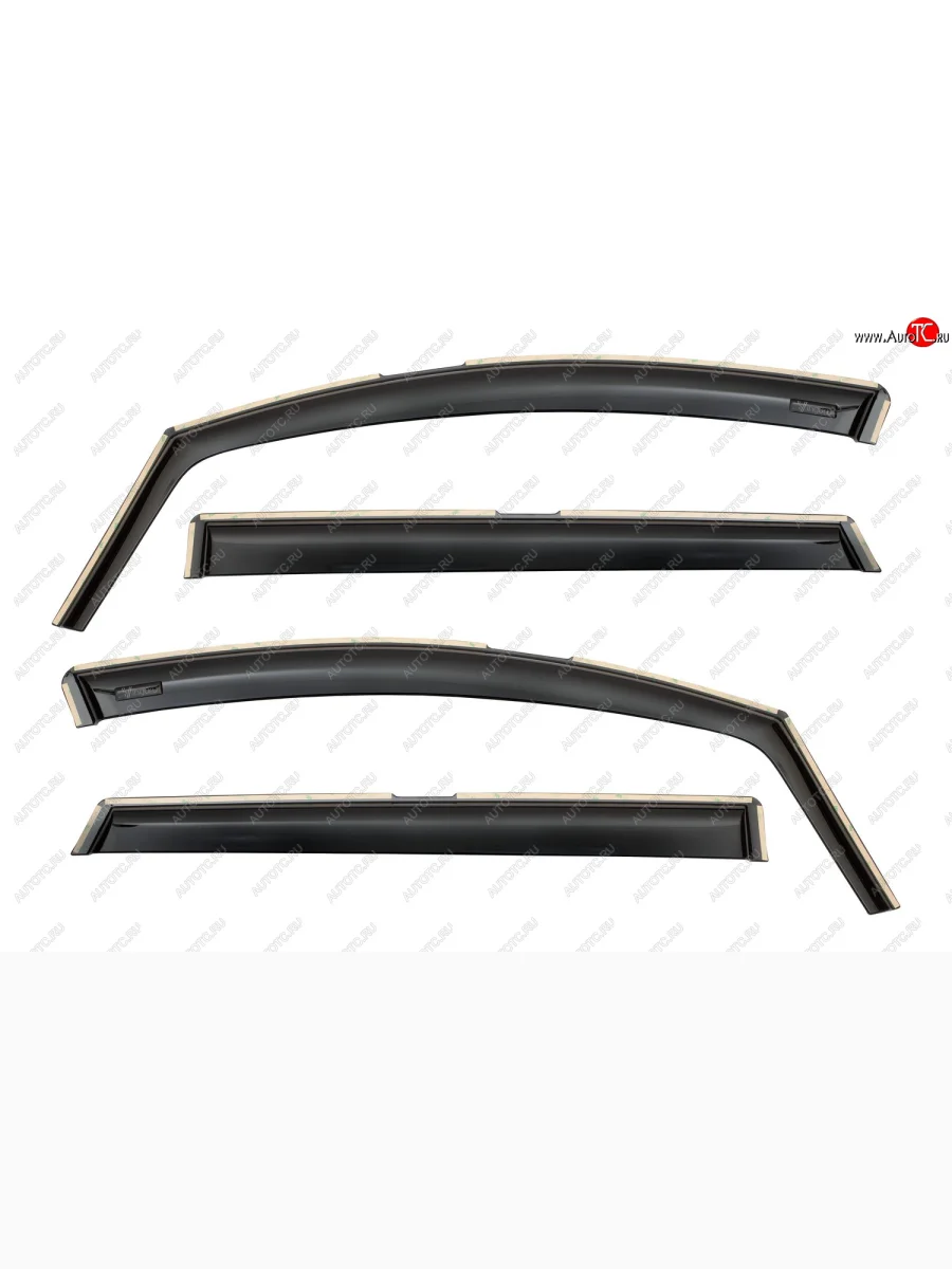 Дефлекторы окон Vinguru Hyundai Santa Fe TM рестайлинг (2020-2022)  в Керчи Республика Крым