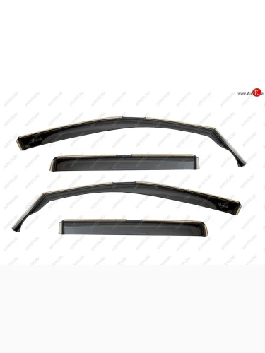 Дефлекторы окон Vinguru Volkswagen Tiguan  Mk2 (2016-2022) дорестайлинг, рестайлинг