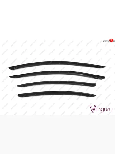 Дефлекторы окон Vinguru Volkswagen Passat CC  рестайлинг (2012-2016)