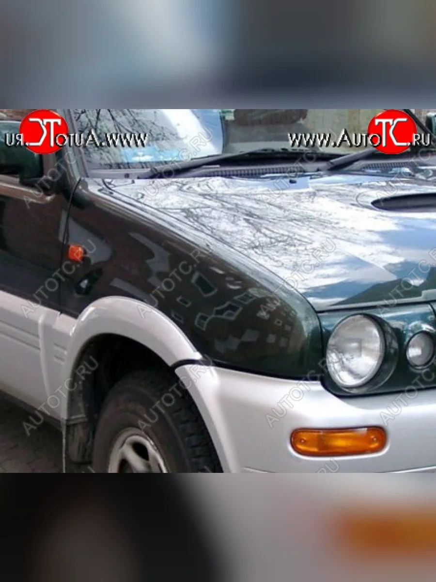 Правое переднее пластиковое крыло Стандарт (левый руль) Nissan Terrano2 R20 дорестайлинг (1993-1996)  в Перми Пермском крае