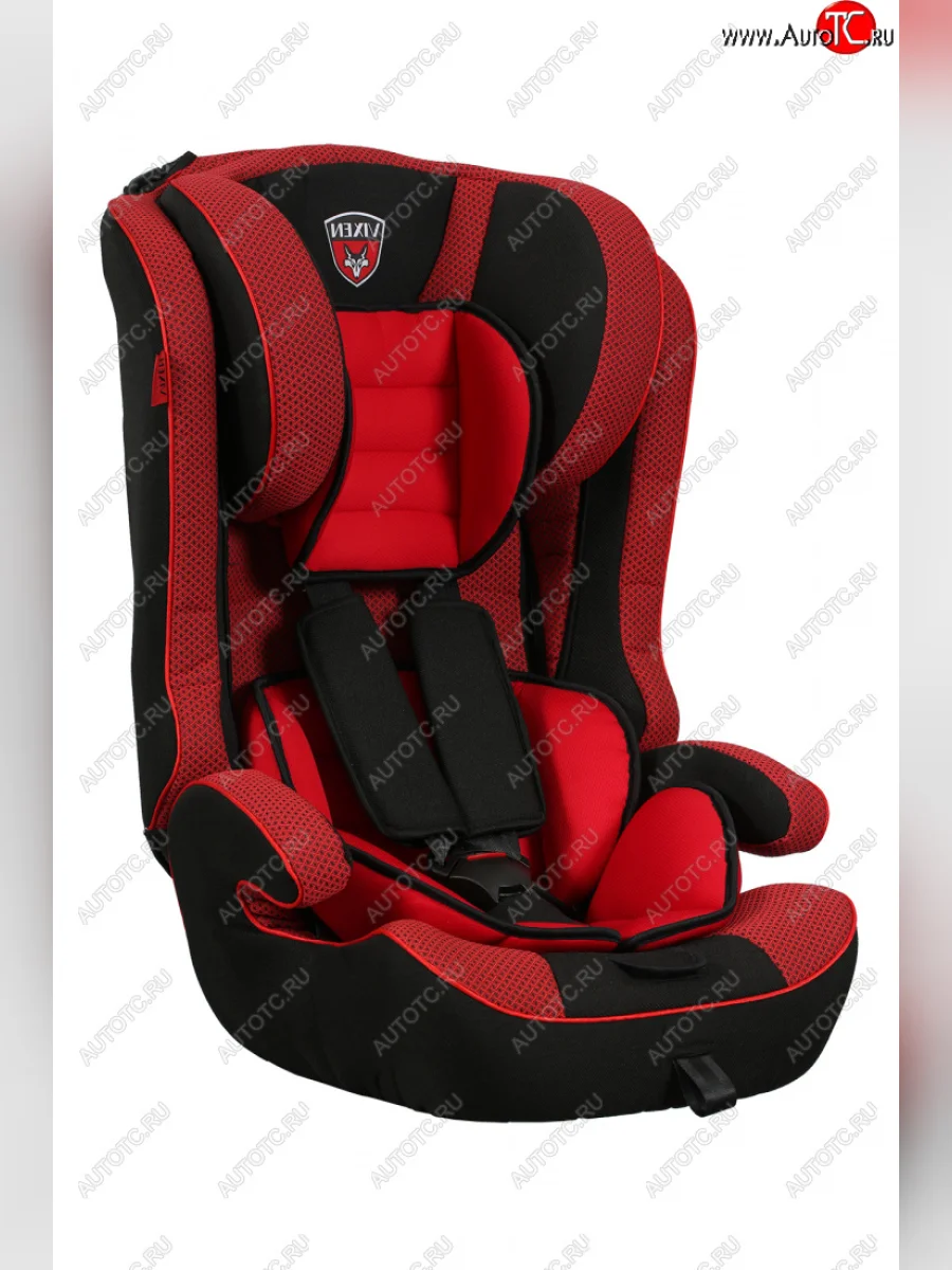 Детское автокресло (красный, 1-12 лет, вес 9-18 кг) Vixen Оникс Премиум Ravon Matiz (2015-2025)  в Перми Пермском крае