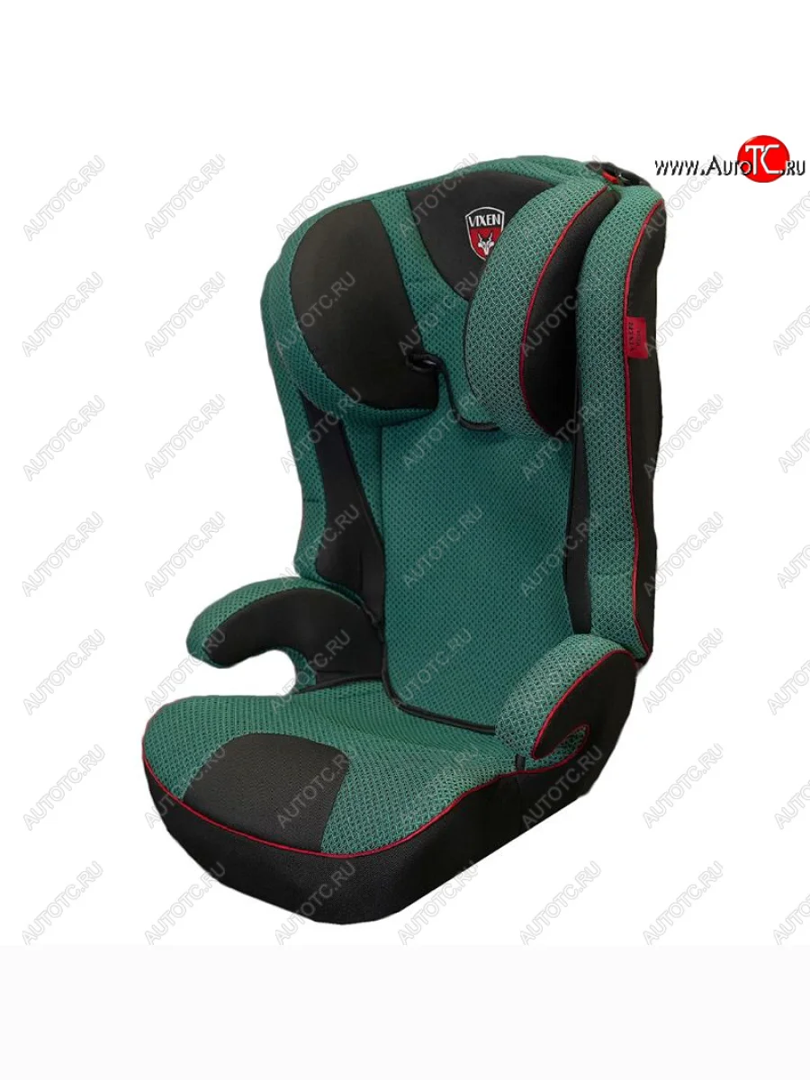 Детское автокресло (зелёный, 3-12 лет, вес 15-36 кг) Vixen Оникс Премиум Ravon Matiz (2015-2025)  в Перми Пермском крае