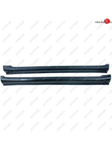 Пороги накладки (шагрень) Автостайл (Поверхность текстурная) KIA Spectra (2000-2009)