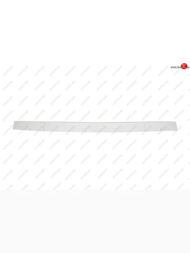 Дефлектор капота (белый, оргстекло) SIM ГАЗ ГАЗель ( 3302,  2705,  3221) (1994-2002) дорестайлинг шасси, дорестайлинг цельнометаллический фургон, дорестайлинг автобус