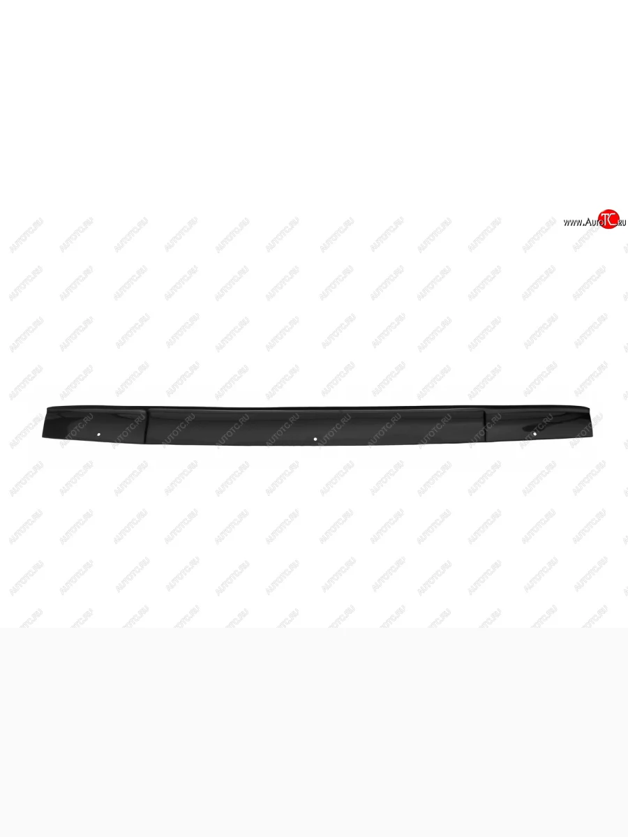 Дефлектор капота (чёрный, оргстекло) SIM ГАЗ ГАЗель 3221 дорестайлинг автобус (1996-2002)  в Перми Пермском крае