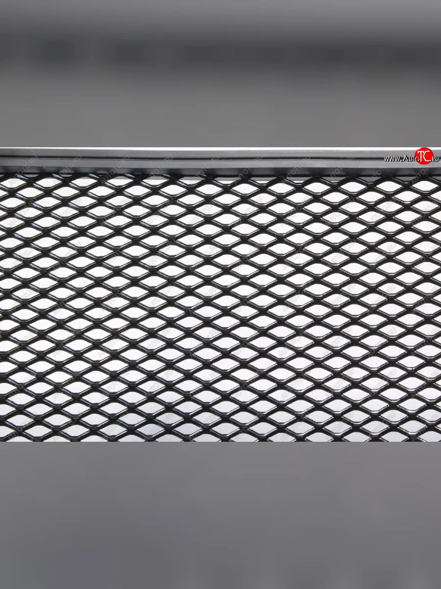 Защитная сетка радиатора в бампер (ячейка 3х7 мм) Стрелка11 Стандарт KIA Sorento XM дорестайлинг (2009-2012) (черная)  в Керчи Республика Крым